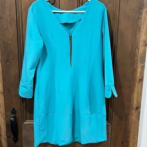 NIFE 3/4 SLEEVE MIDI DRESS